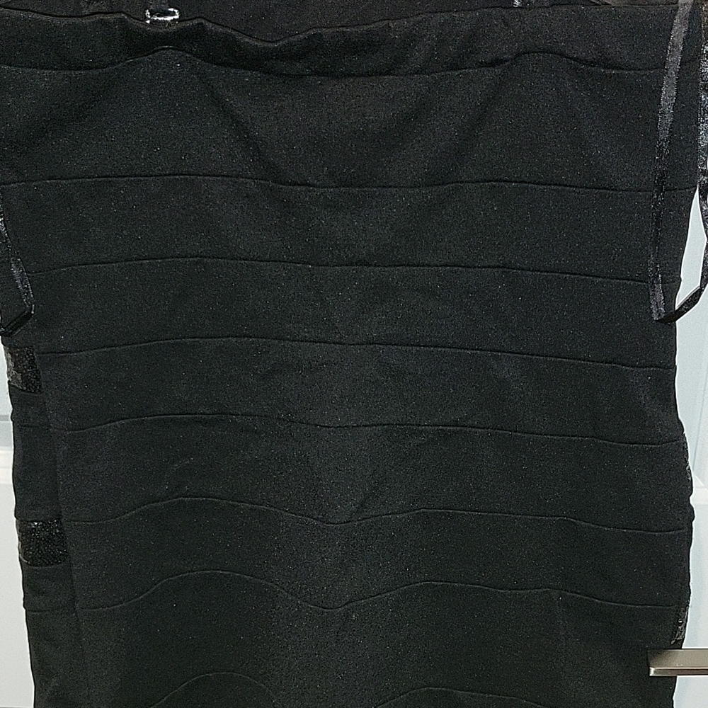 INC International Concepts Elegant Black Mini Dress - Picture 5 of 5